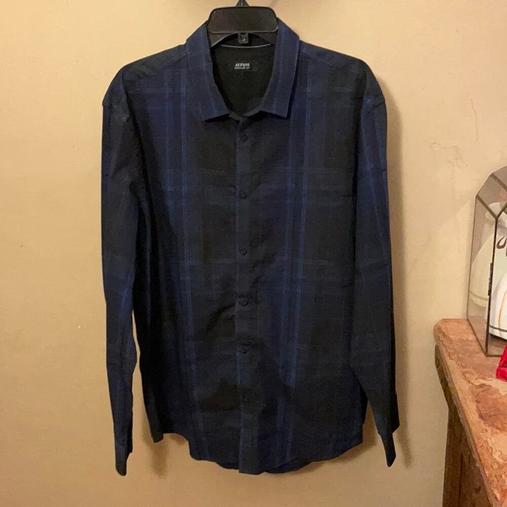 Alfani regular fit button down